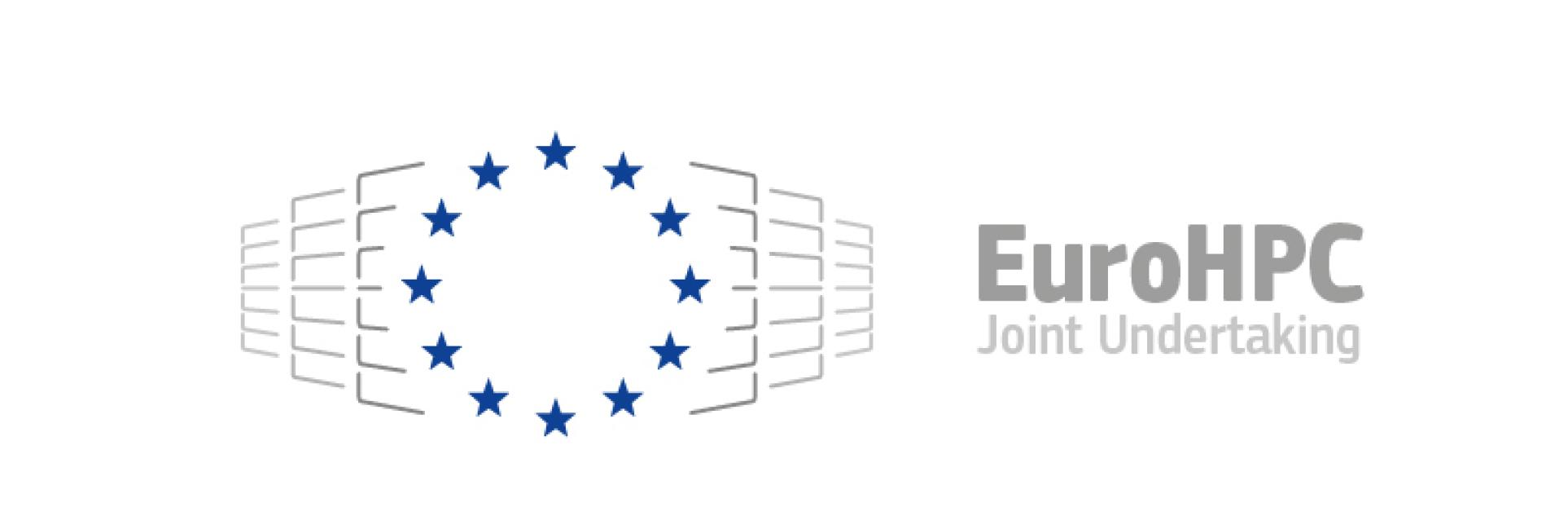 Logo projektu EuroHPC. 